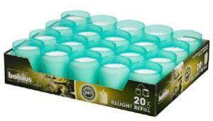 turquoise refill candles