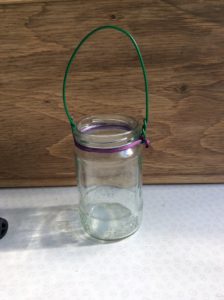 Candle jam jar