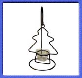 Metal Christmas Tree Candle Holder
