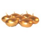 Gold Floating Candles