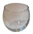 Clear Glass Basic Candle Holder