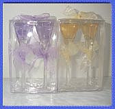 Champagne Glass Candles