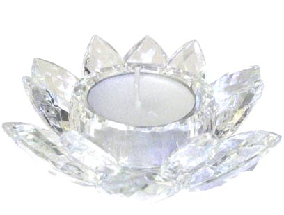 Crystal Cut Tealight Holder