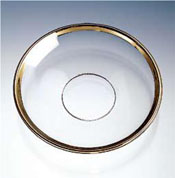 Candle Drip Ring with Gold Rim