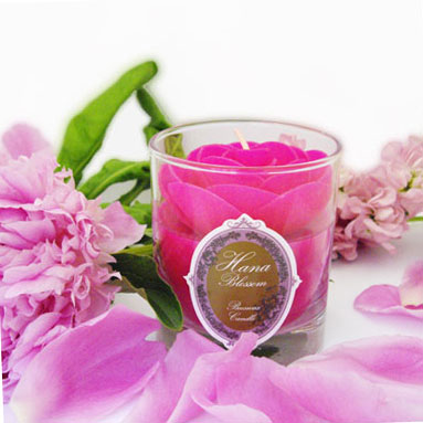 Hana Blossom Candle In Glass - Moke Scent