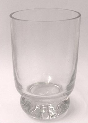 Heavy Bottomed Glass Hurricane Lamp