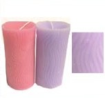 Candles with Wavy Indentations