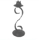 Single 20.5cm Tall Candle Holder 