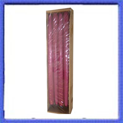 Box 12 12" Deep Pink  Dinner Candles