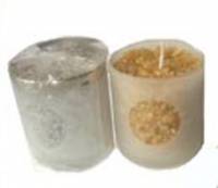 Gold  Candles with Gold or Silver Top
