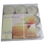 Pack of 9 Vanilla Scented T Lights