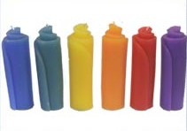 Handmade Rolled Pillar Candle Handmade Rolled Pillar Candle