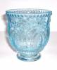 Sky Blue Pressed Glass Hurricane Lamp Thumbnail