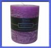 Lilac Pillar |Candle Scented with Raspberry and Vanilla Thumbnail