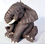 Large Elephant Candle